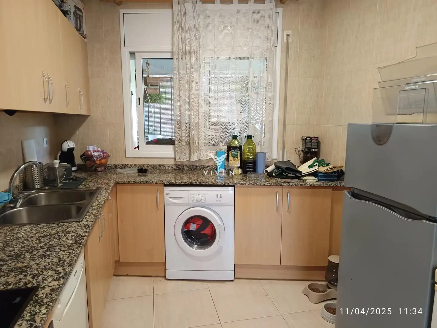 Küche von Einfamilien-Reihenhaus zum Verkauf in Olivella mit Heizung, Privatgarten und Terrasse