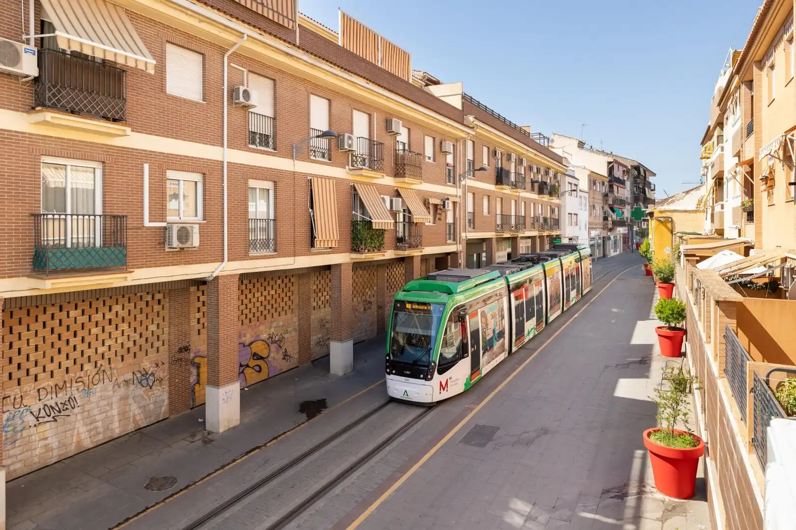 Vista exterior de Piso en venta en Armilla