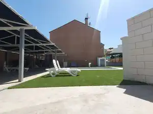 Terrace of Detached homes for sale in Villanueva de la Cañada  with Air Conditioner, Heating and Private garden