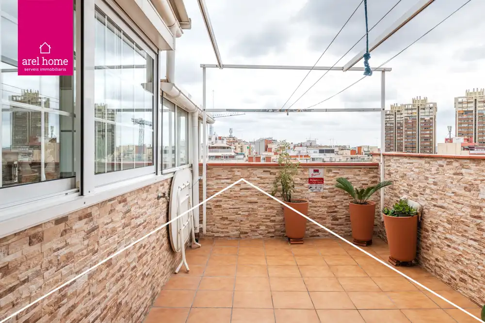 Terrace of Attic for sale in Esplugues de Llobregat  with Air Conditioner