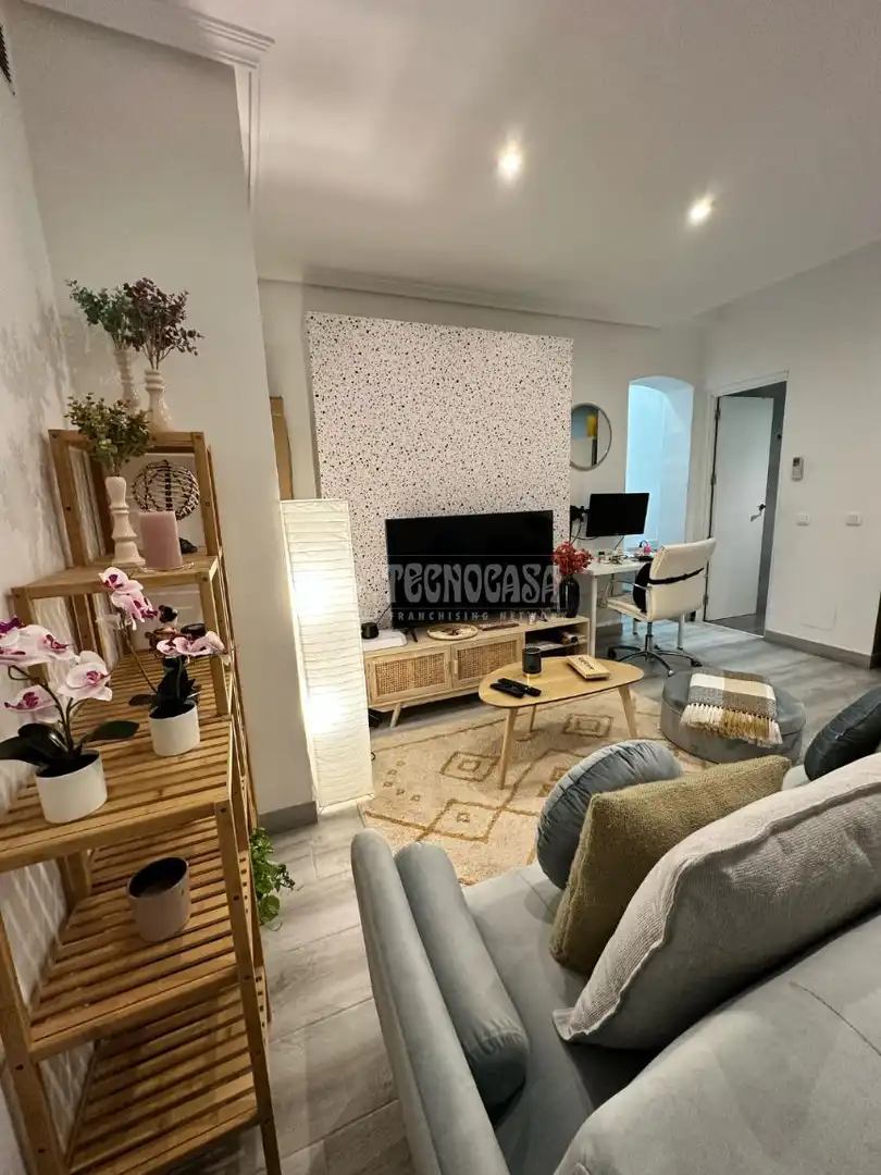 Sala de estar de Piso de alquiler en Madrid