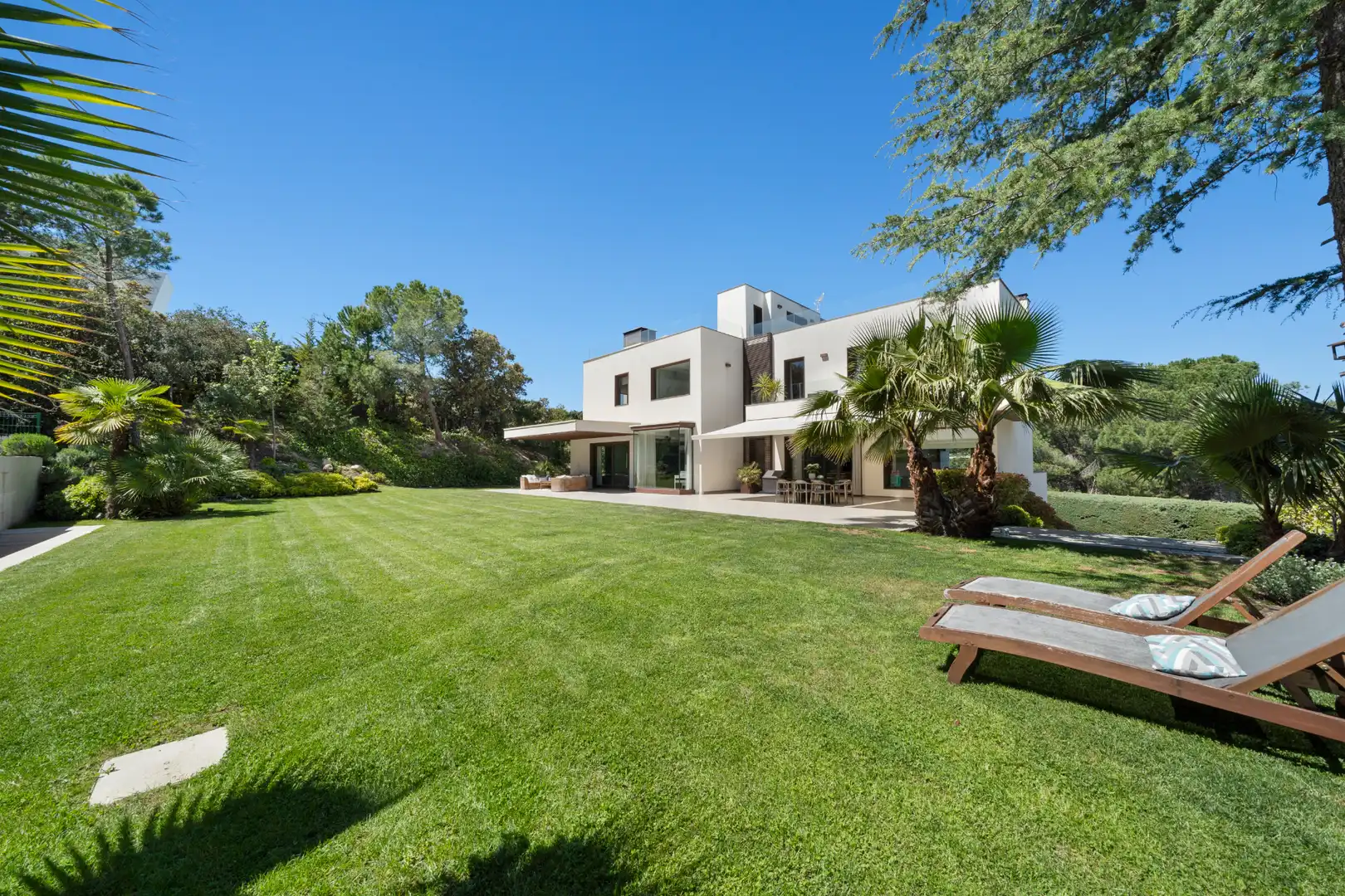 Jardín de Casa o chalet en venta en Las Rozas de Madrid con Aire acondicionado, Calefacción y Jardín privado