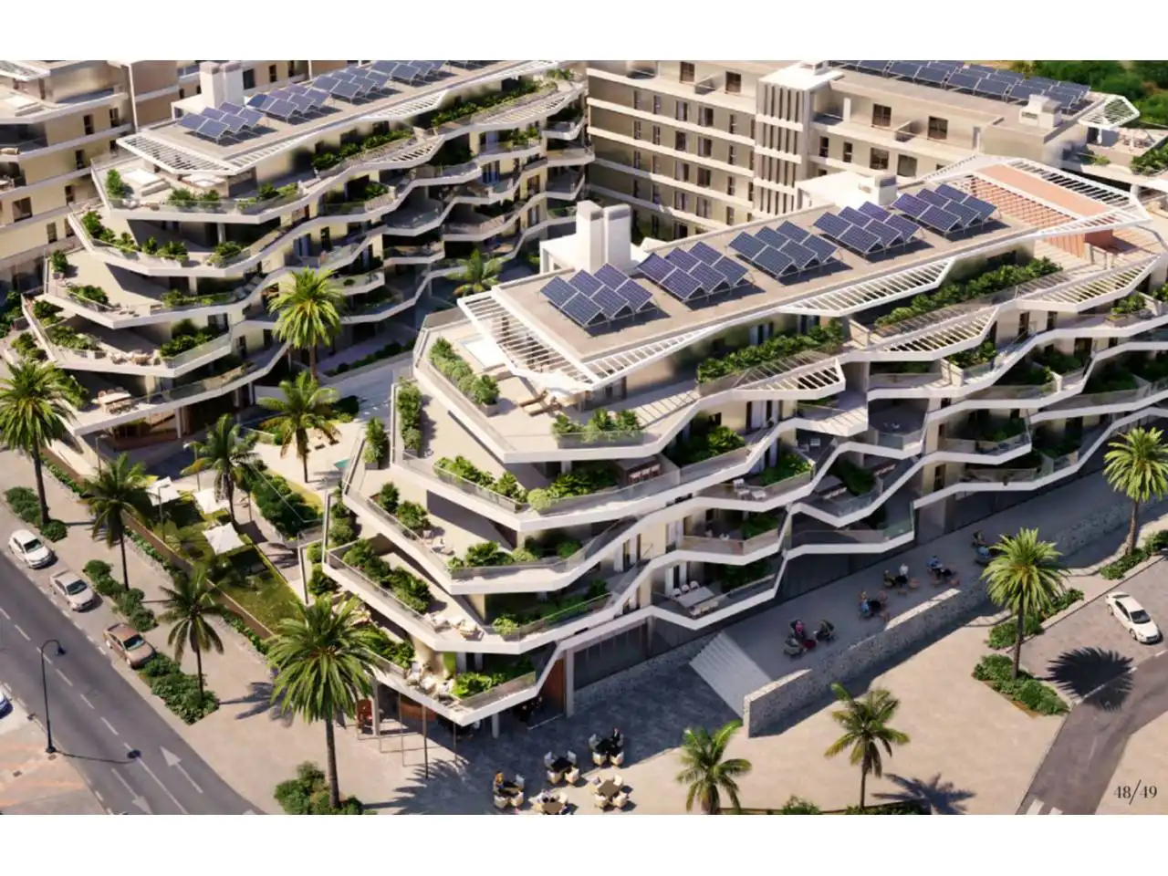 Exterior view of Apartments for sale in Mijas  with Air Conditioner, Heating and Terrace