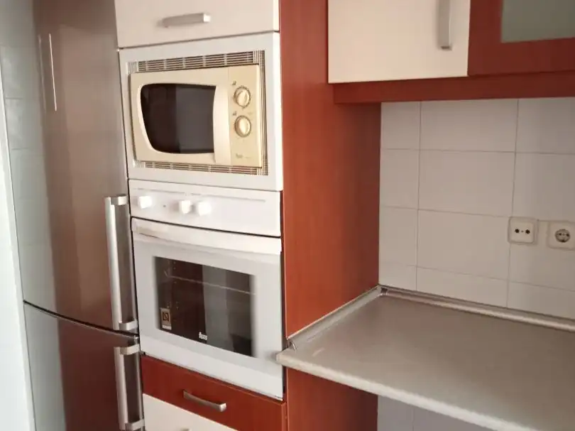 Kitchen of Flat for sale in  Madrid Capital  with Air Conditioner