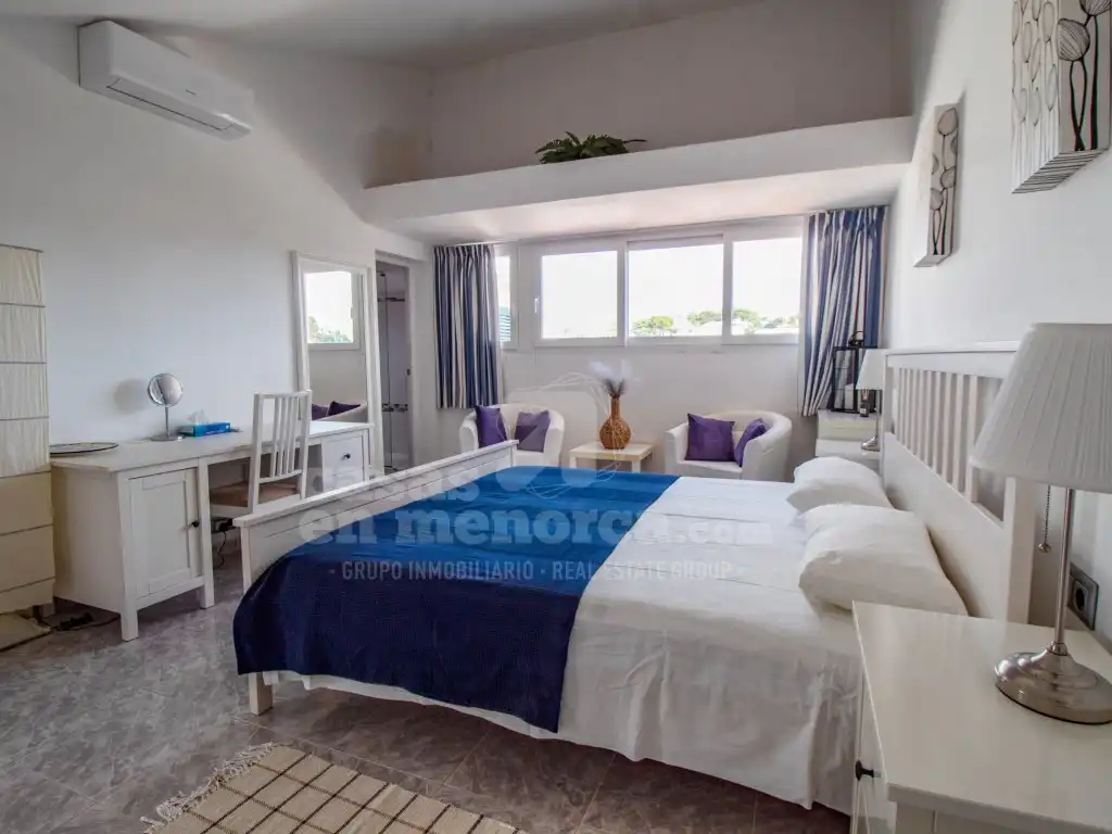Bedroom of Apartments for sale in Sant Lluís  with Air Conditioner, Private garden and Terrace