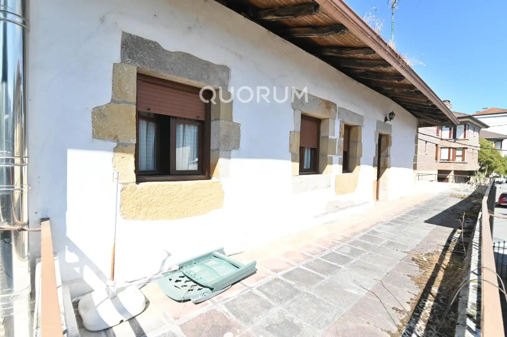 Vista exterior de Casa o xalet en venda en Larrabetzu amb Calefacció i Moblat