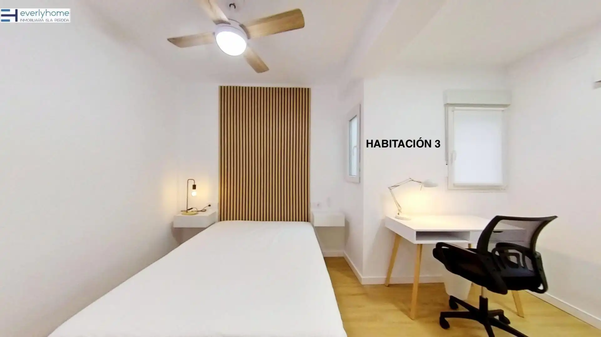 Habitación de Piso para compartir en Valencia con Terraza, Amueblado y Balcón