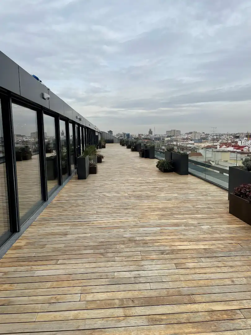 Terraza de Oficina de alquiler en Madrid con Aire acondicionado y Calefacción