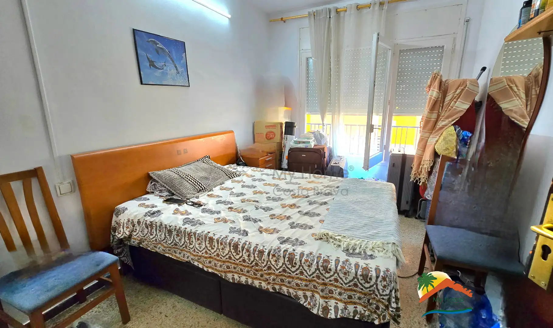 Schlafzimmer von Wohnung zum Verkauf in Lloret de Mar mit Balkon