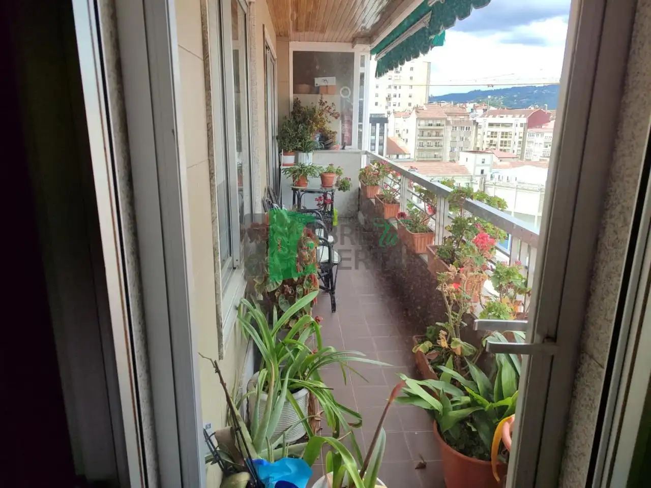 Balcony of Flat for sale in Ourense Capital   with Heating, Parquet flooring and Storage room