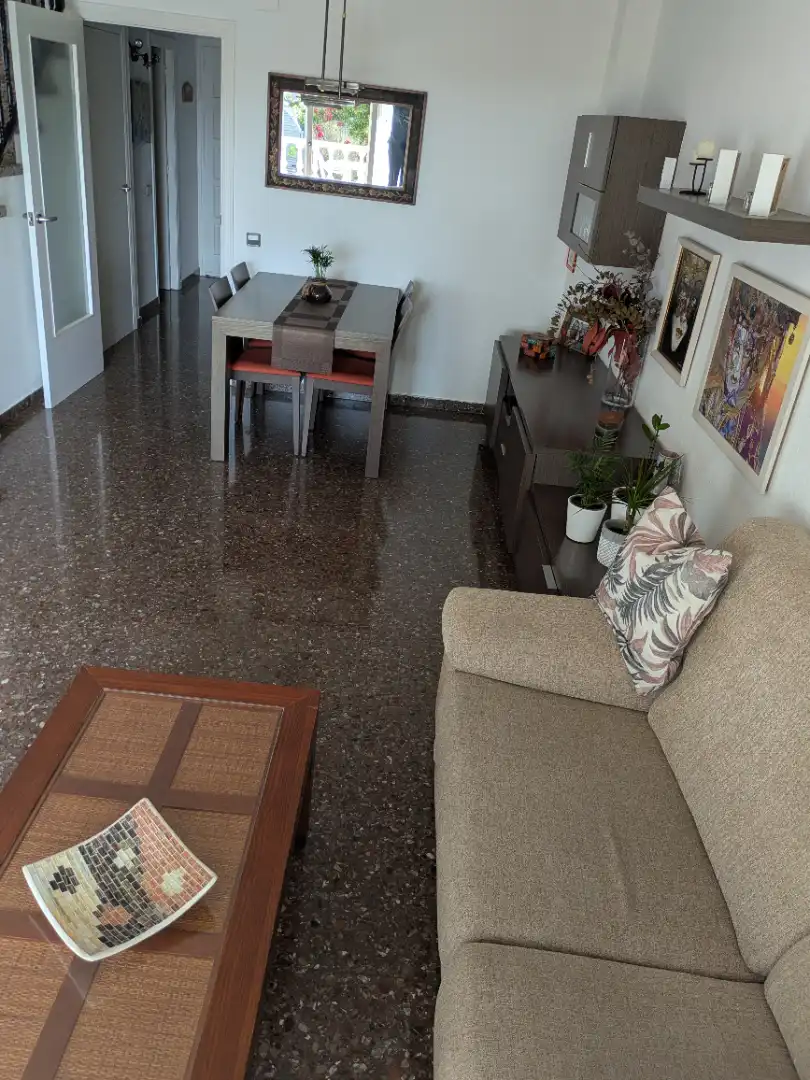 Sala de estar de Casa adosada en venta en Santa Coloma de Gramenet con Terraza y Balcón