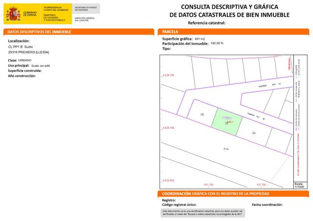 Terreno residencial en Venta en Carrer Sant Joan, 20 en Preixens