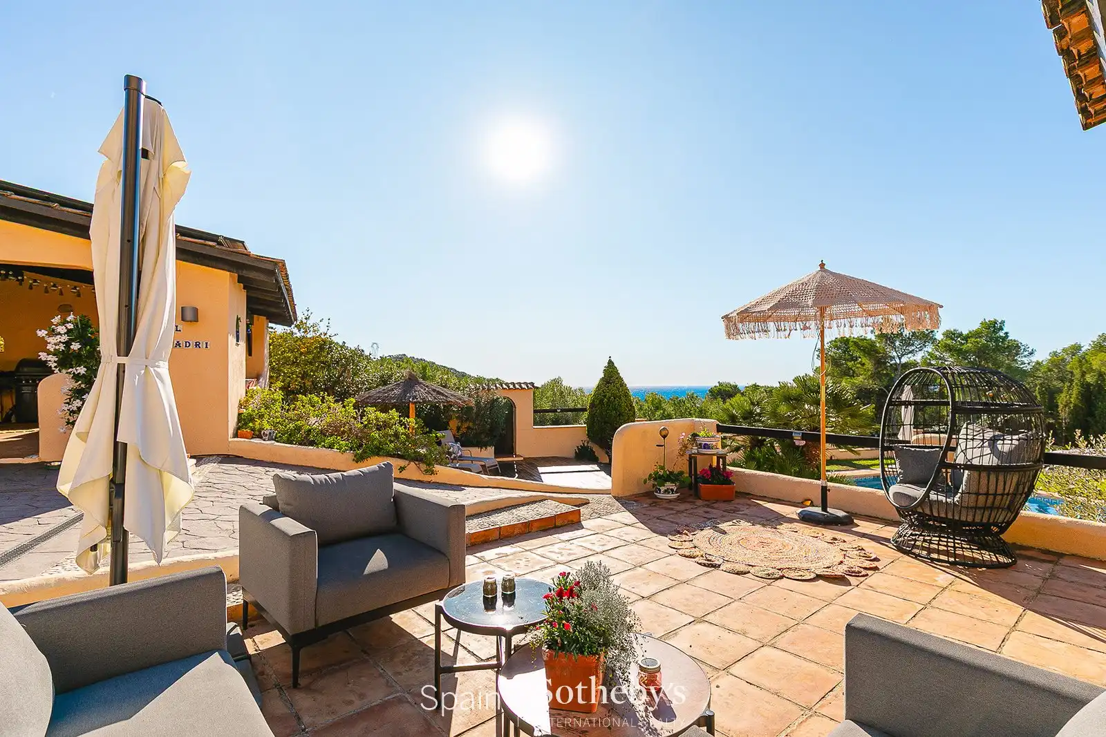 Terraza de Casa o chalet en venta en Olivella con Aire acondicionado, Calefacción y Jardín privado