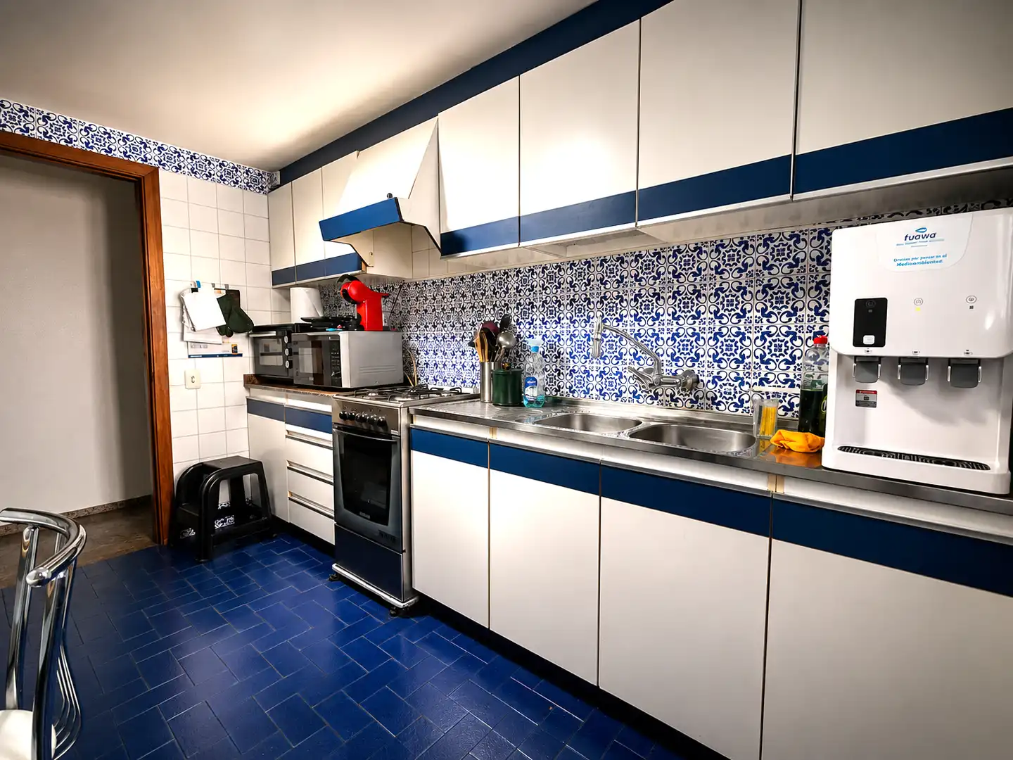 Kitchen of Flat for sale in Valencia  with Furnished and Balcony