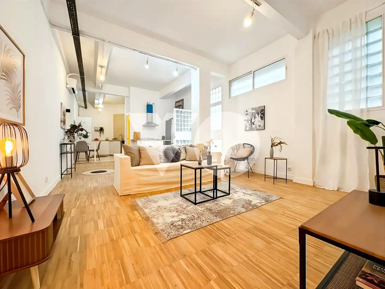 Living room of Lofts for sale in Madrid  with Air Conditioner, Heating and Private garden