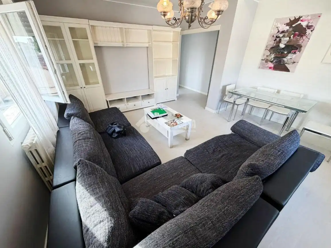 Sala de estar de Piso en venta en San Mateo de Gállego con Terraza y Trastero