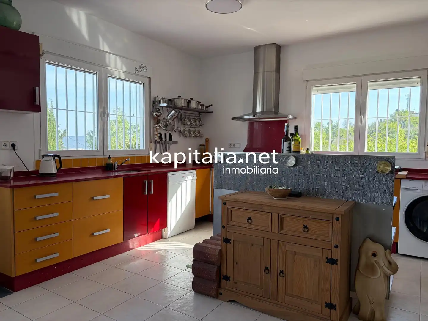 Cuina de Casa o xalet en venda en Almudaina amb Aire condicionat, Calefacció i Jardí privat