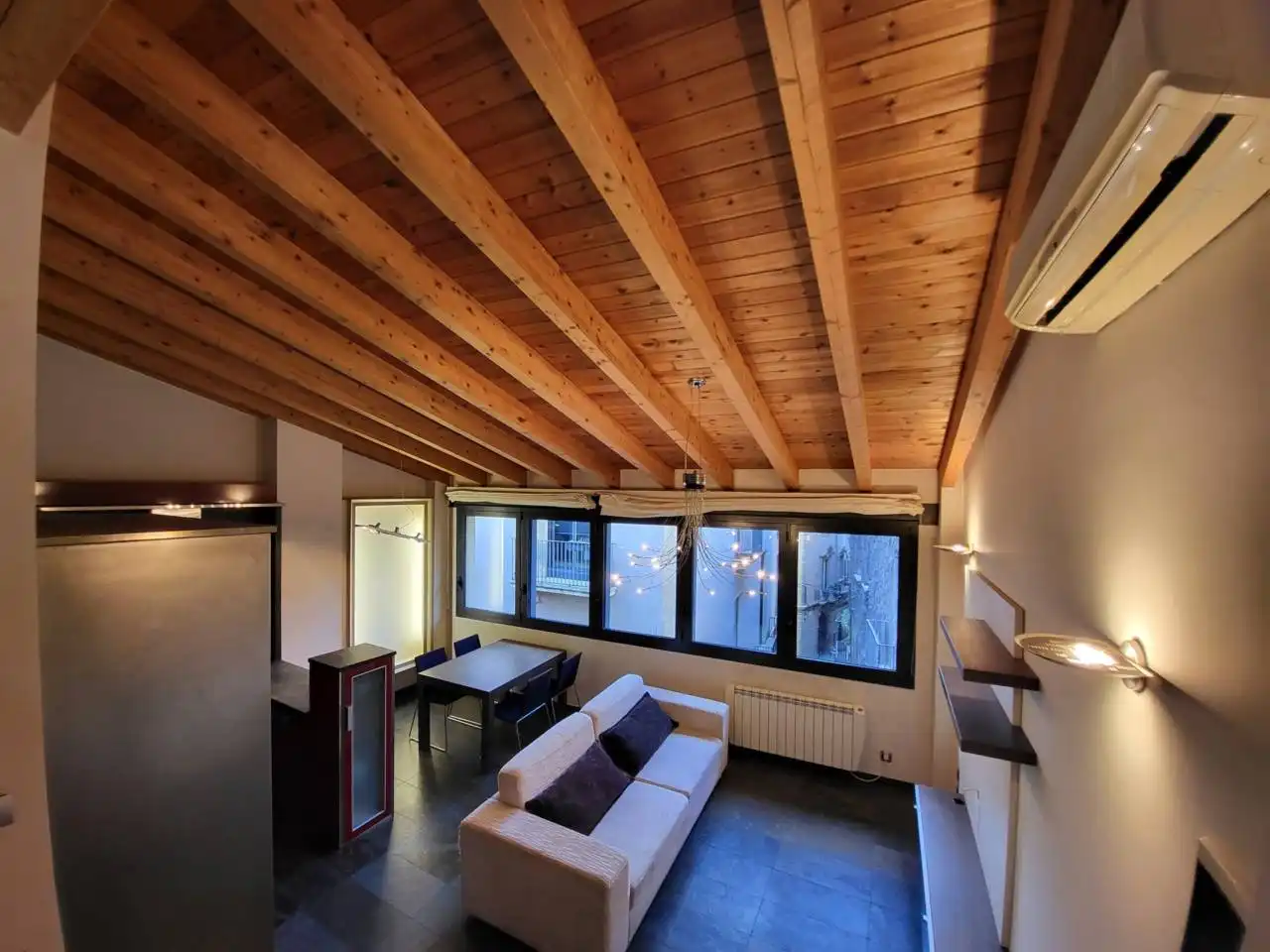 Sala de estar de Piso en venta en Vic con Aire acondicionado y Amueblado