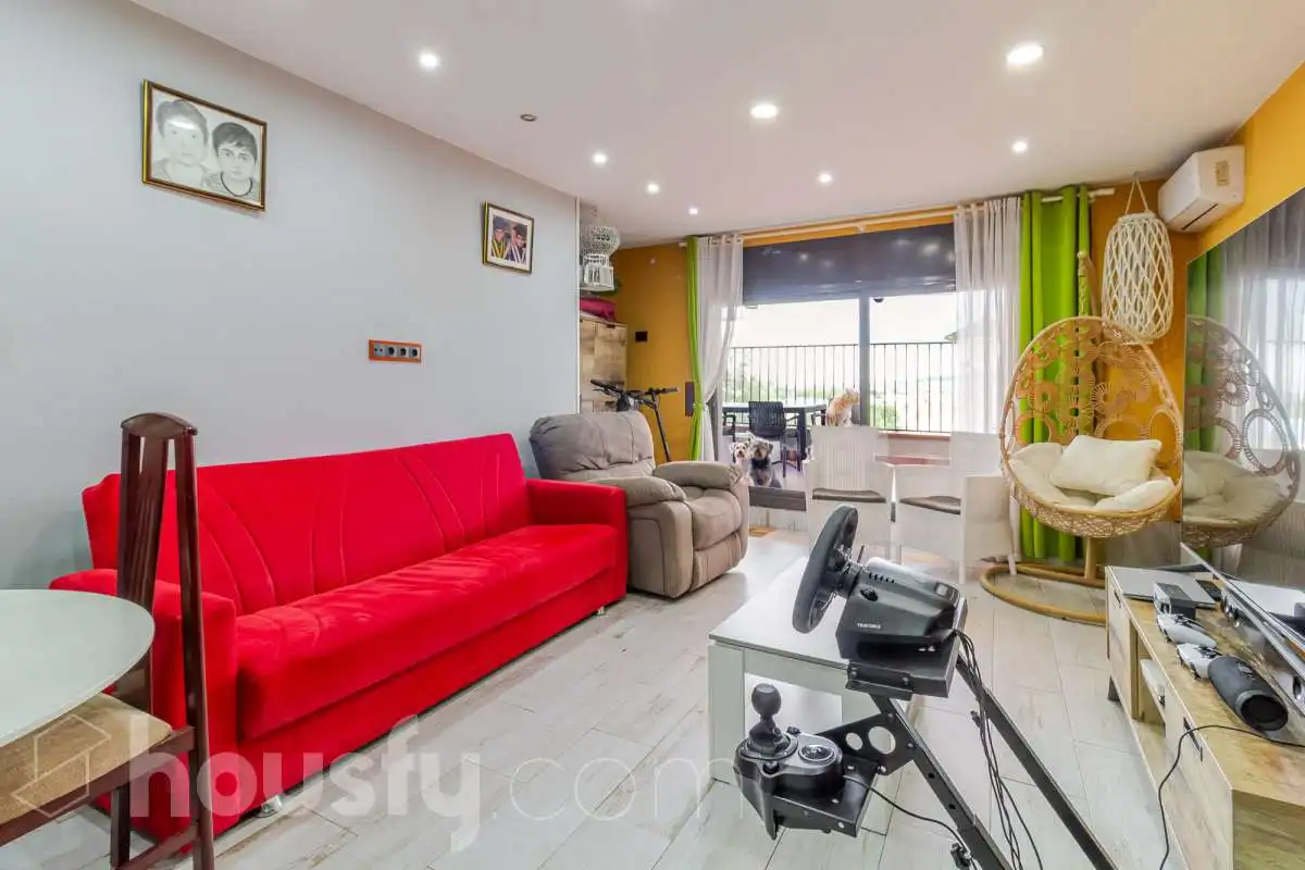 Wohnzimmer von Dachboden zum Verkauf in El Prat de Llobregat mit Klimaanlage, Heizung und Terrasse