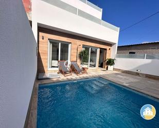 Piscina de Casa adosada en venda en  Murcia Capital amb Calefacció, Terrassa i Traster