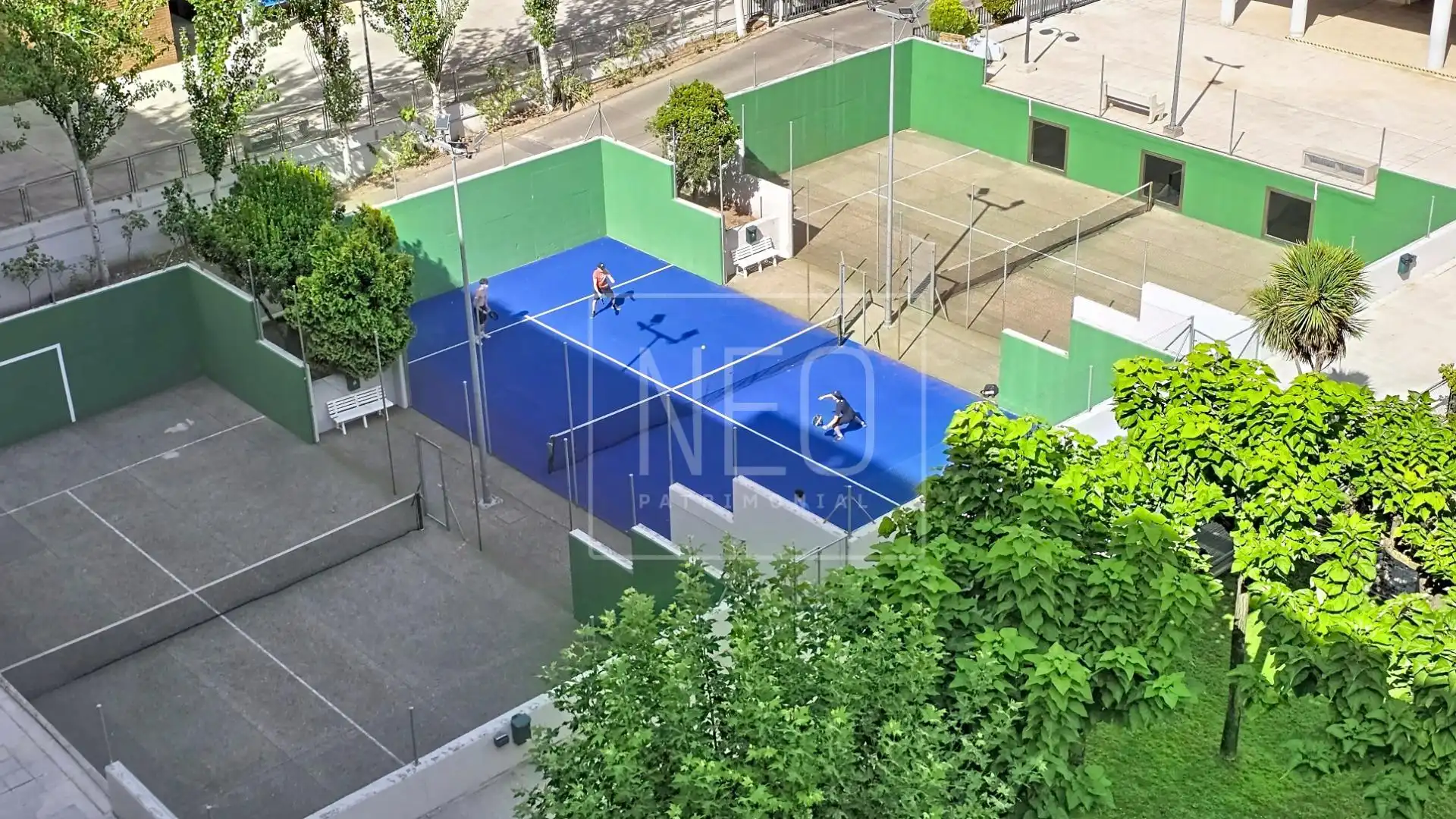 Terrasse von Wohnung zum Verkauf in Alcorcón mit Klimaanlage, Heizung und Privatgarten