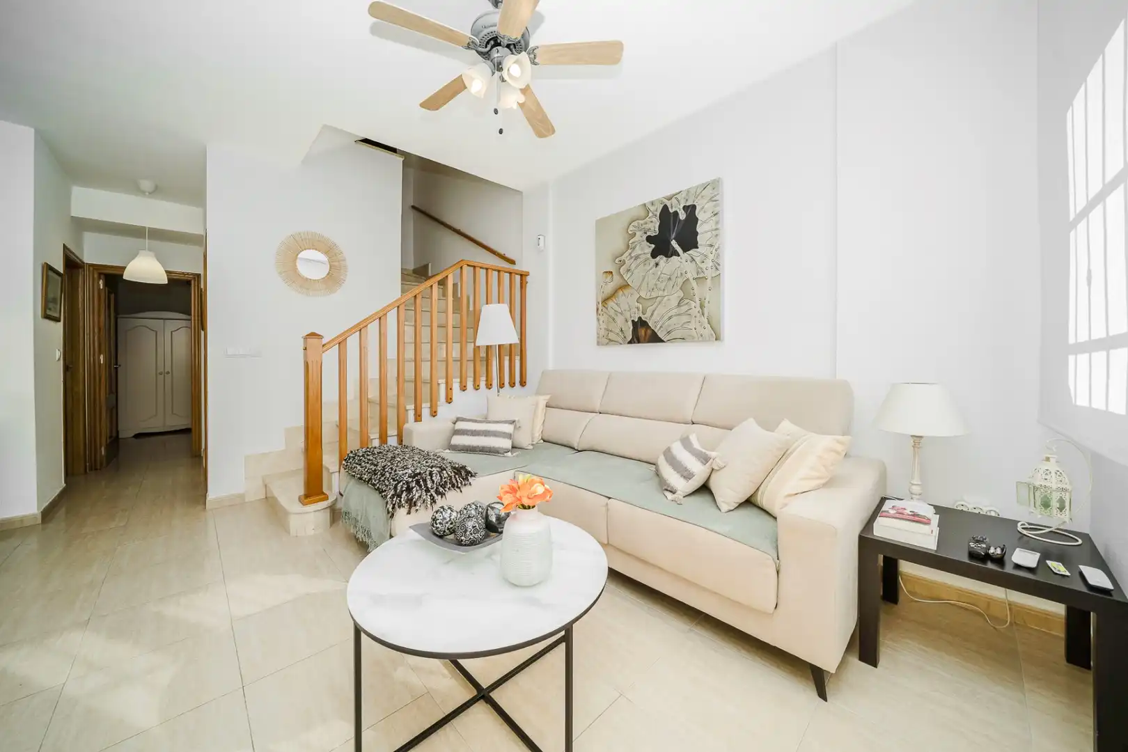 Sala d'estar de Casa o xalet en venda en Pilar de la Horadada amb Aire condicionat i Terrassa