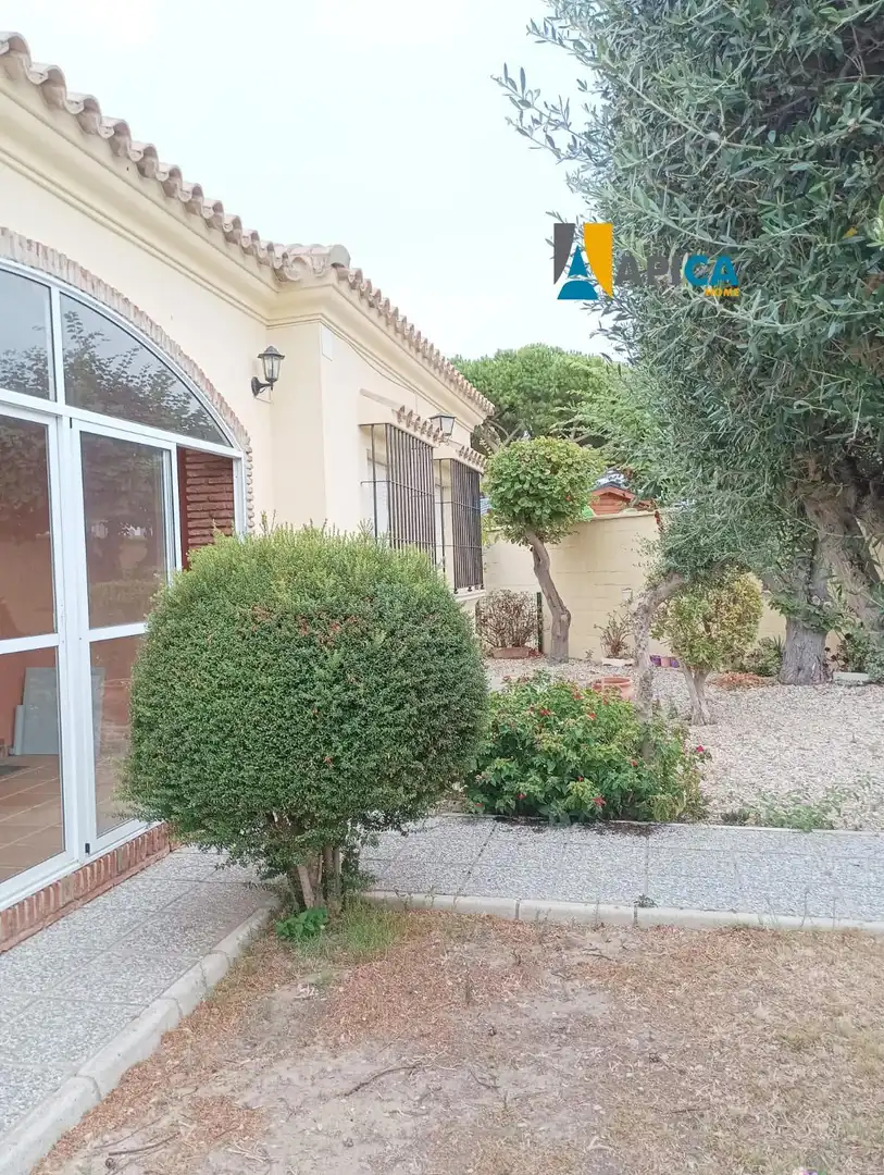 Vista exterior de Casa o xalet en venda en Chiclana de la Frontera amb Terrassa i Moblat