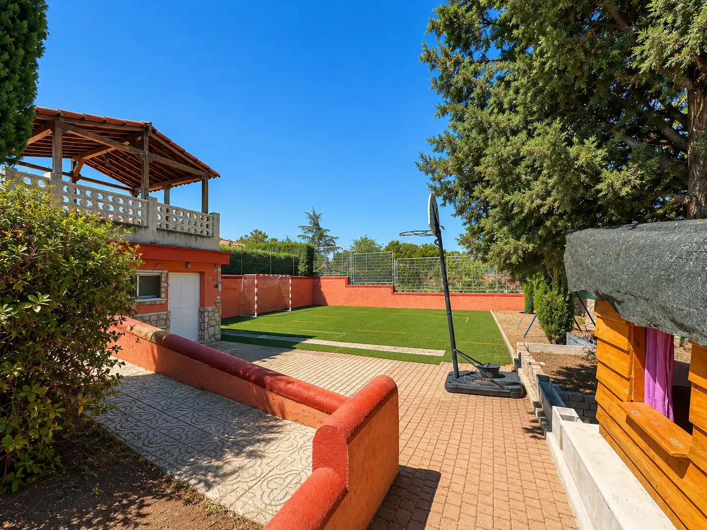 Terraza de Casa o chalet en venta en Nuevo Baztán con Aire acondicionado, Calefacción y Jardín privado