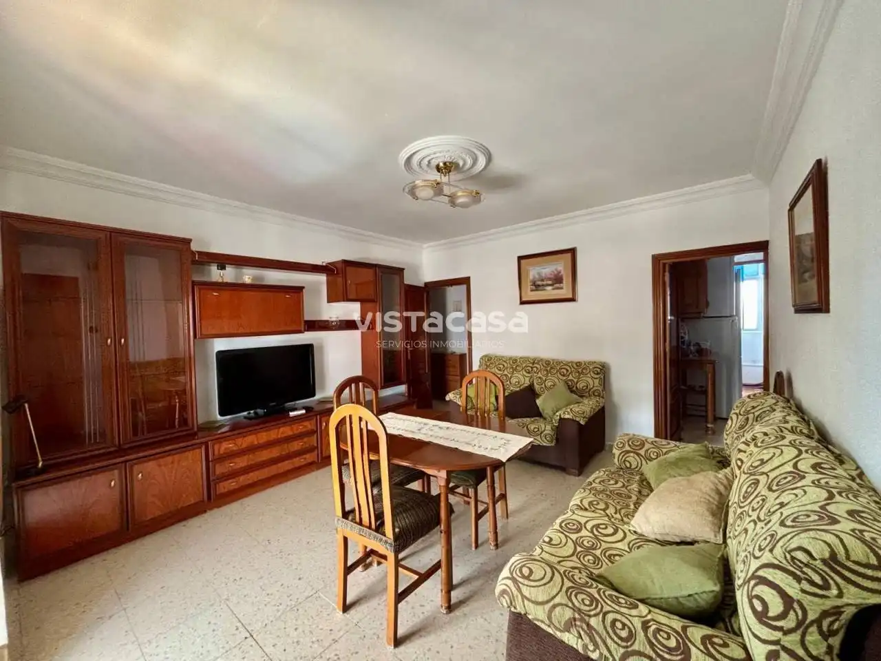 Sala de estar de Piso en venta en Alcalá de Guadaira con Aire acondicionado, Calefacción y Amueblado