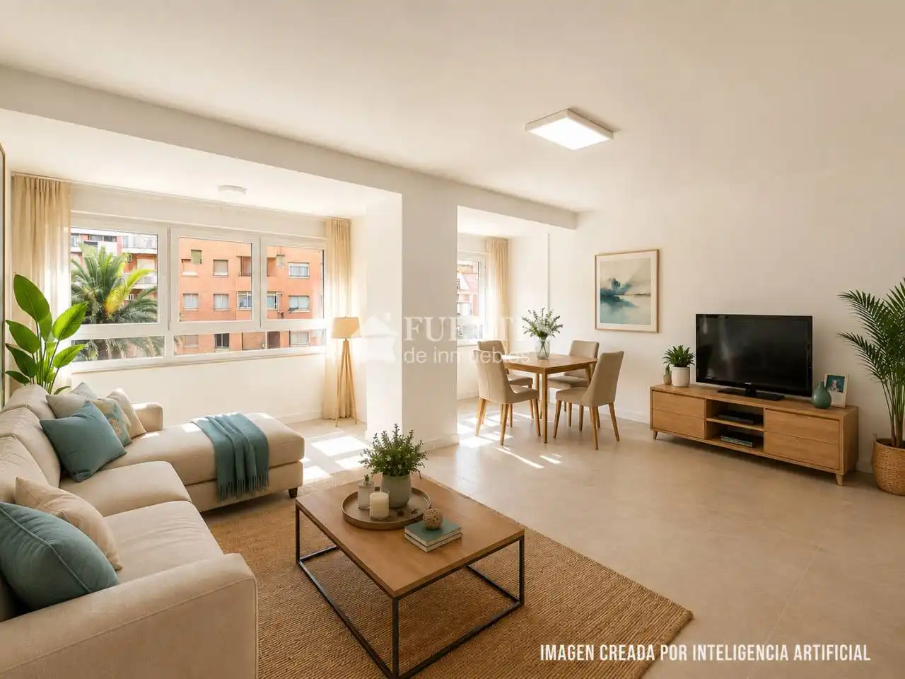 Sala de estar de Piso en venta en Alicante / Alacant con Trastero y Alarma