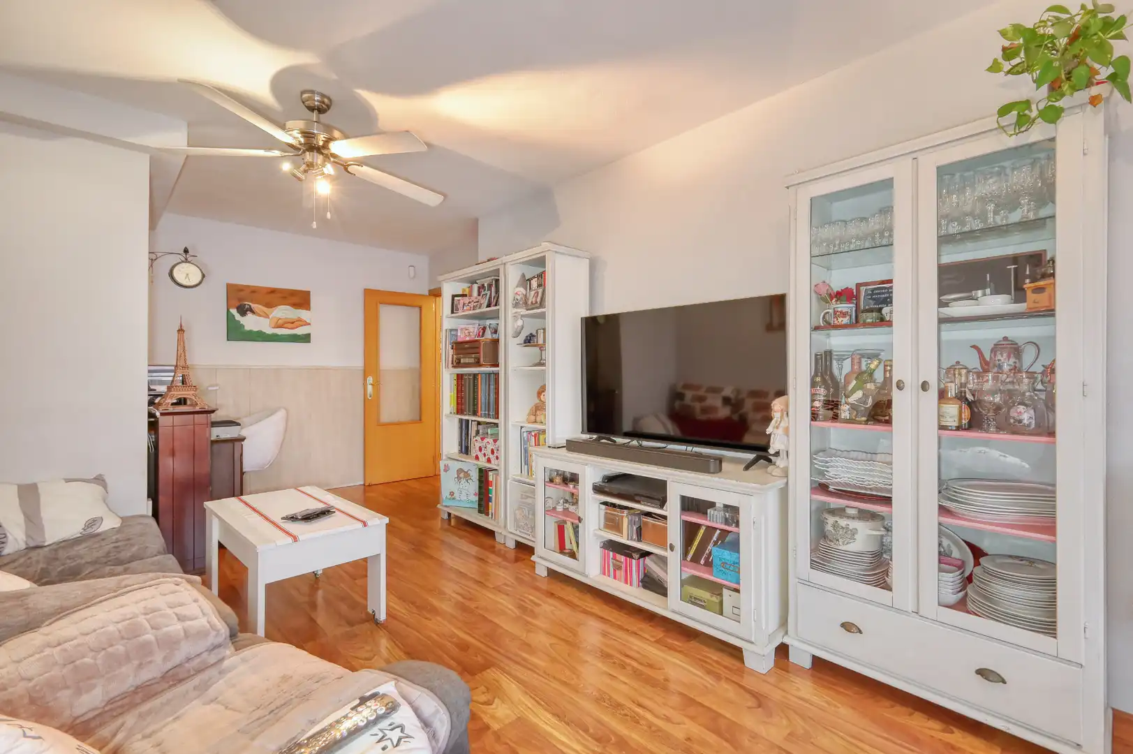 Sala de estar de Piso en venta en Alicante / Alacant con Aire acondicionado, Calefacción y Parquet