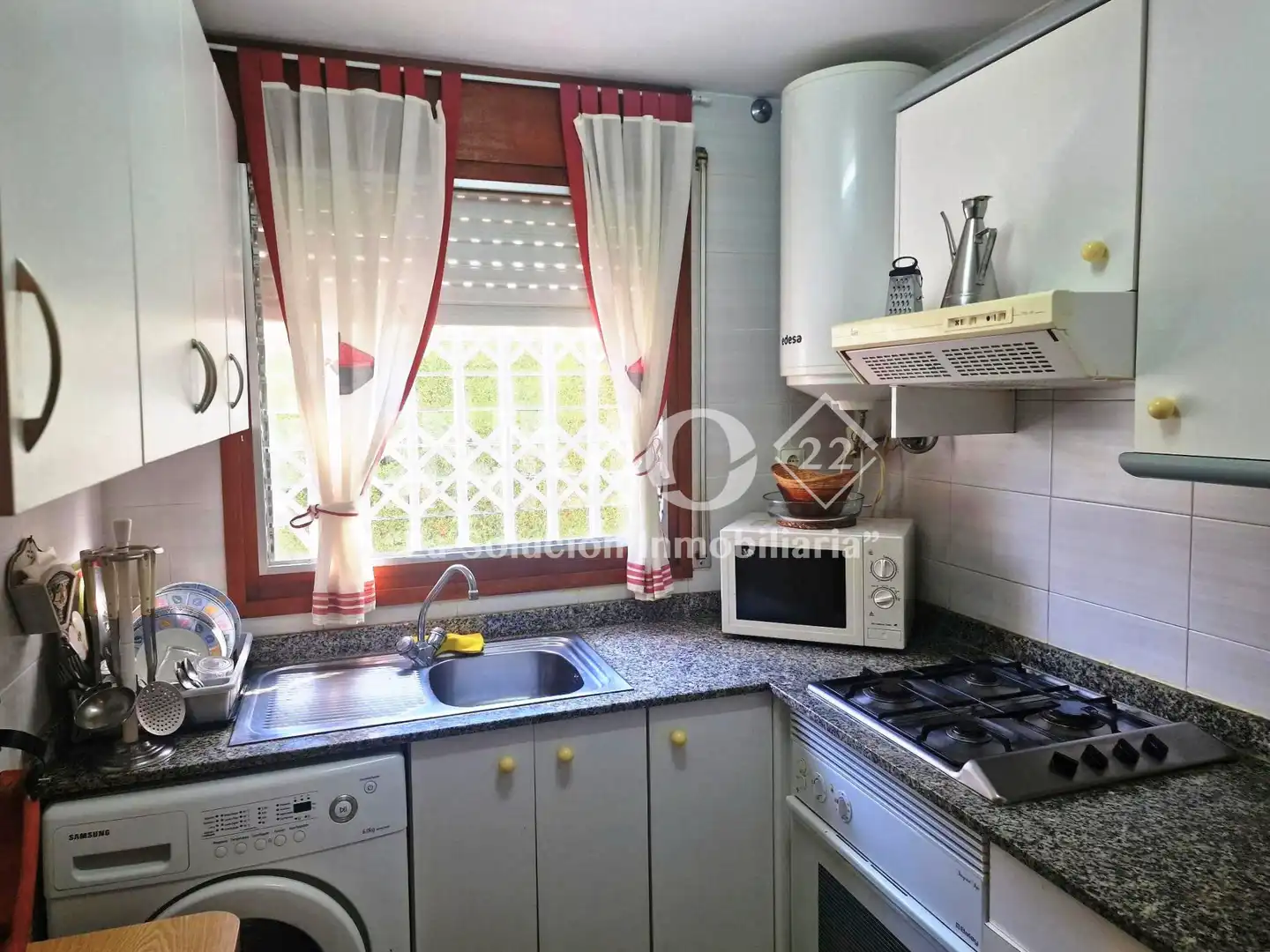 Cocina de Apartamento en venta en Cambrils con Aire acondicionado, Terraza y Horno