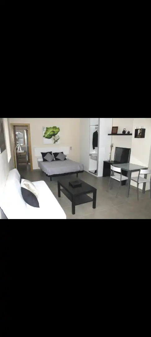Schlafzimmer von Wohnung zur Miete in Málaga mit Möbliert