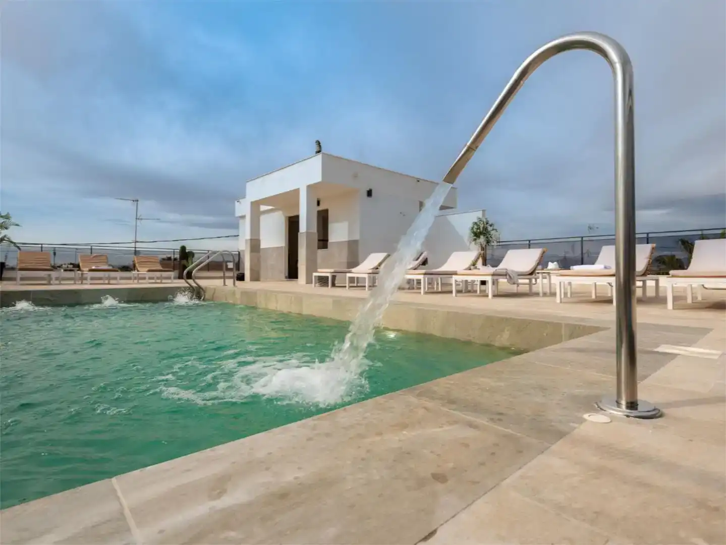 Swimming pool of Commercial properties for sale in Santa Pola  with Air Conditioner