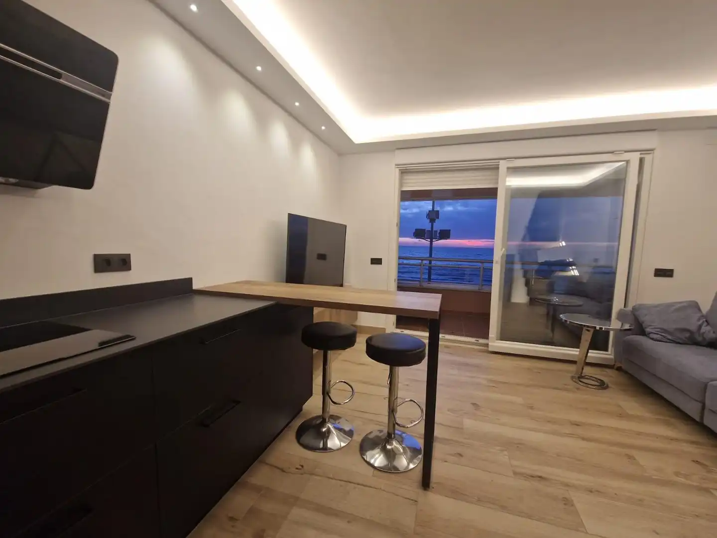 Cocina de Piso de alquiler en Cádiz con Aire acondicionado, Calefacción y Terraza