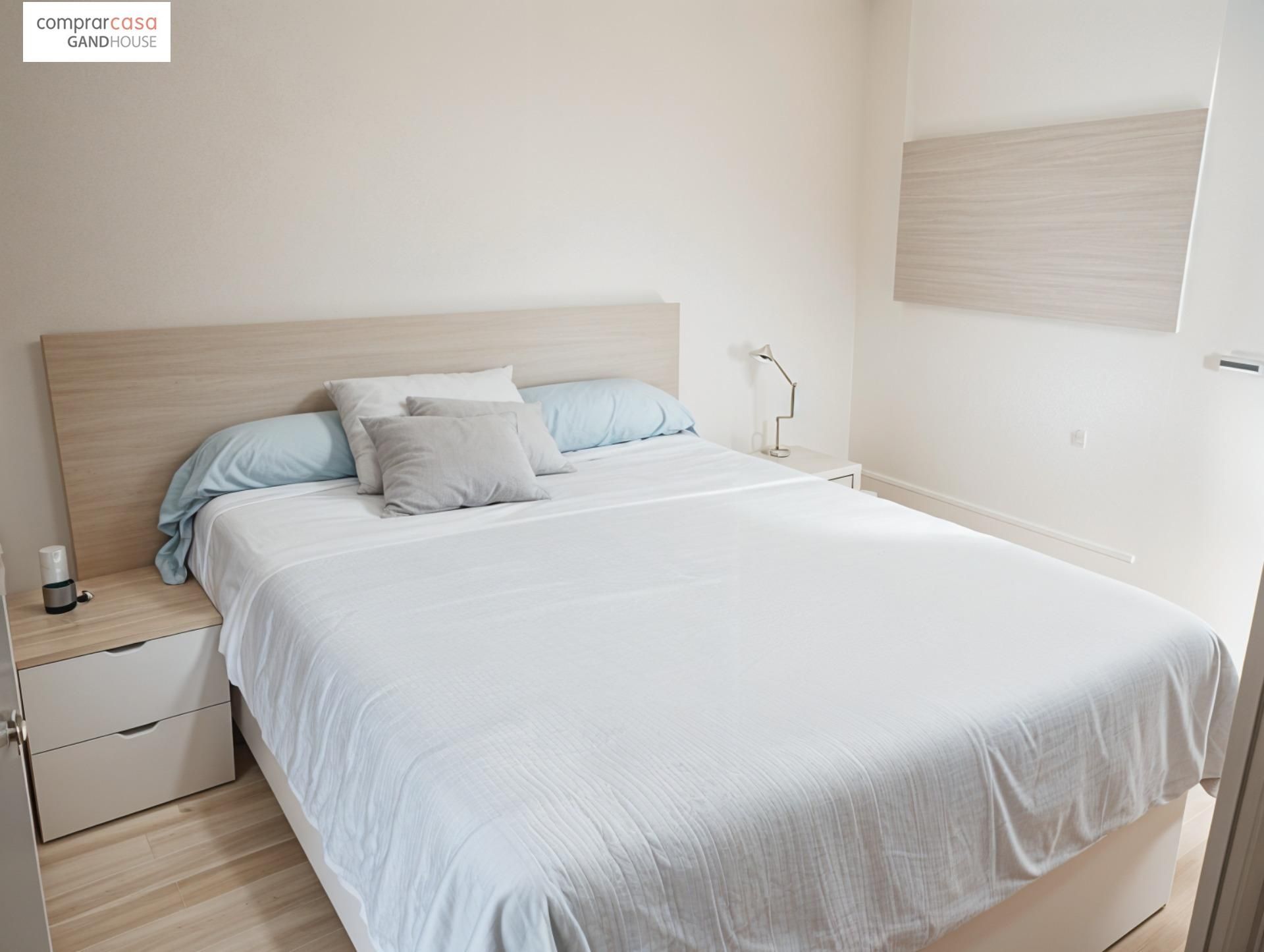 Bedroom of Flat for sale in Badalona  with Heating, Parquet flooring and Alarm
