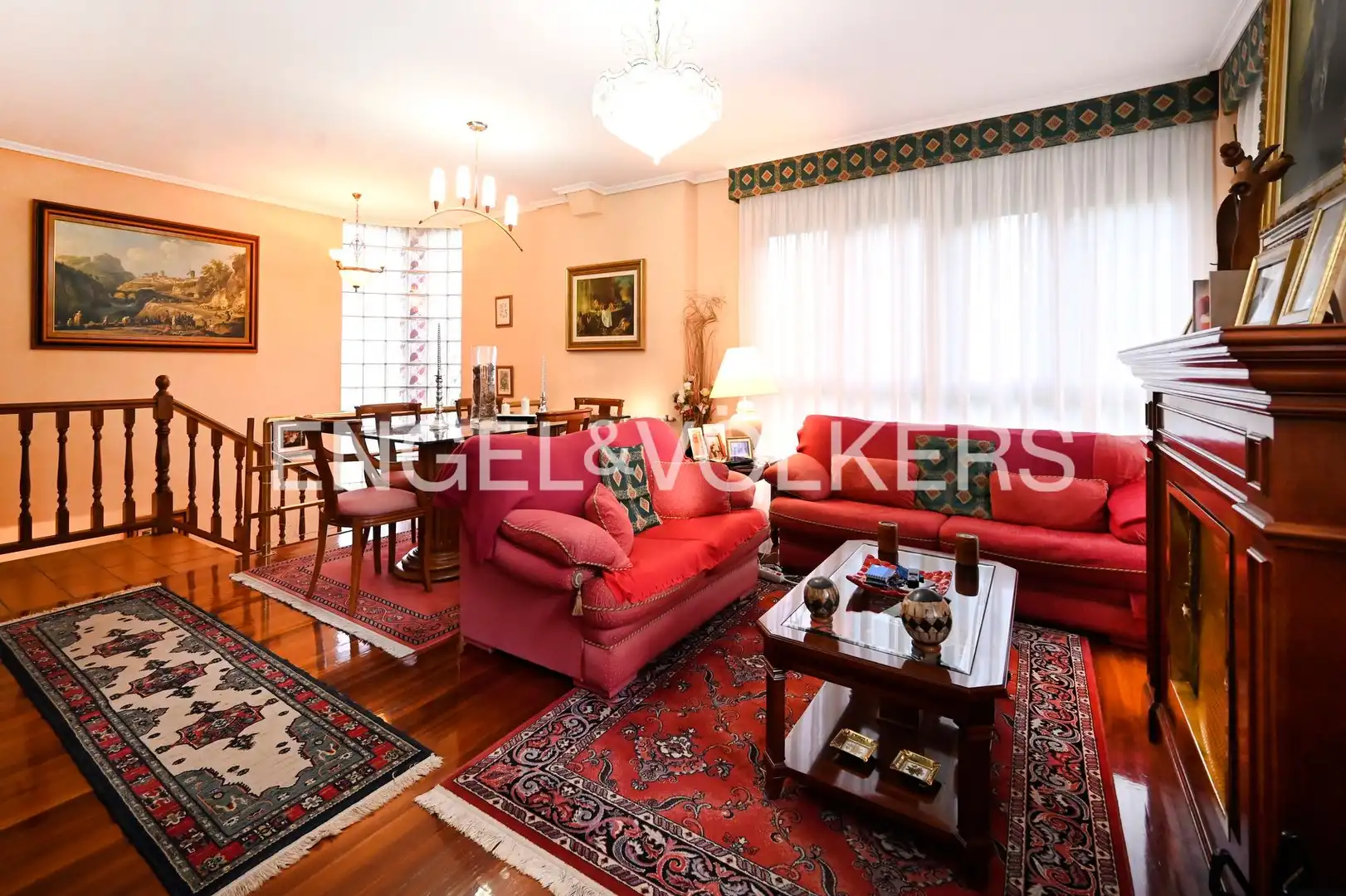 Sala de estar de Casa o chalet en venta en Santander con Calefacción, Jardín privado y Parquet
