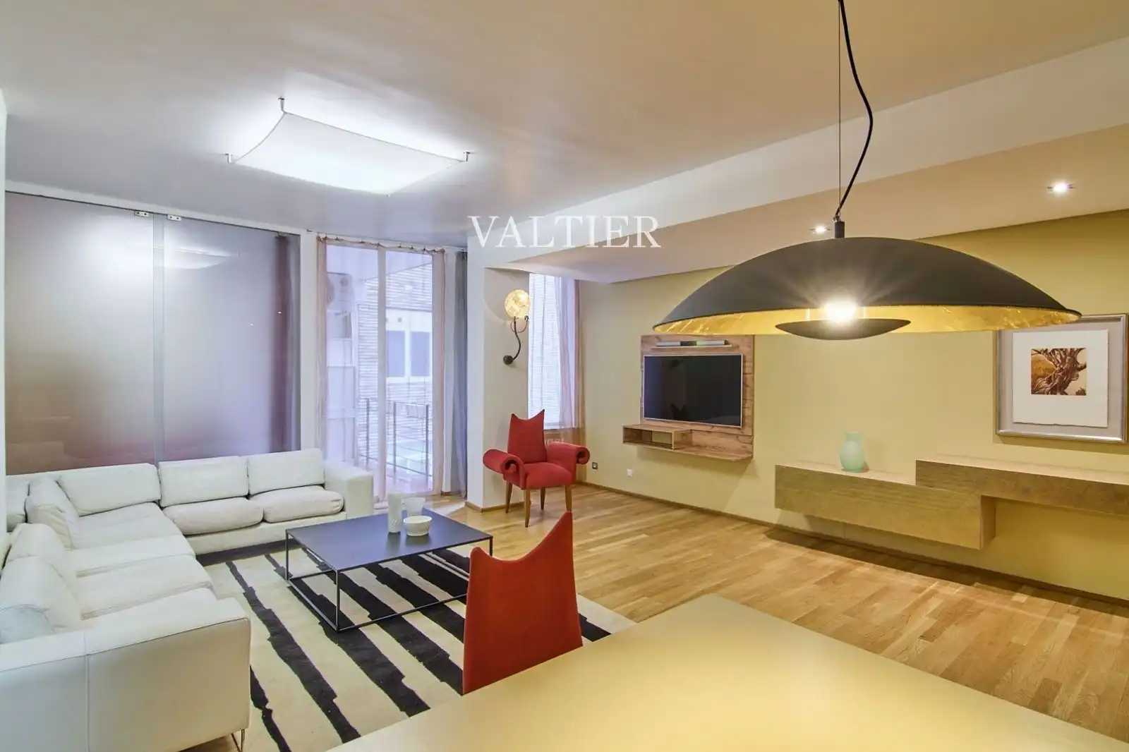 Sala de estar de Piso de alquiler en Madrid con Aire acondicionado, Calefacción y Terraza