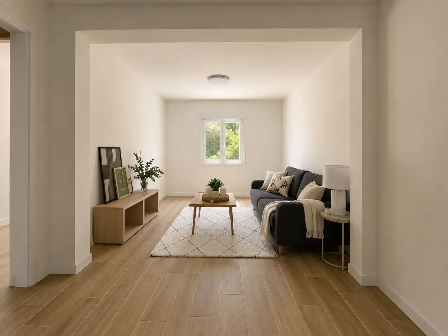 Living room of Flat for sale in Madrid  with Air Conditioner, Heating and Oven