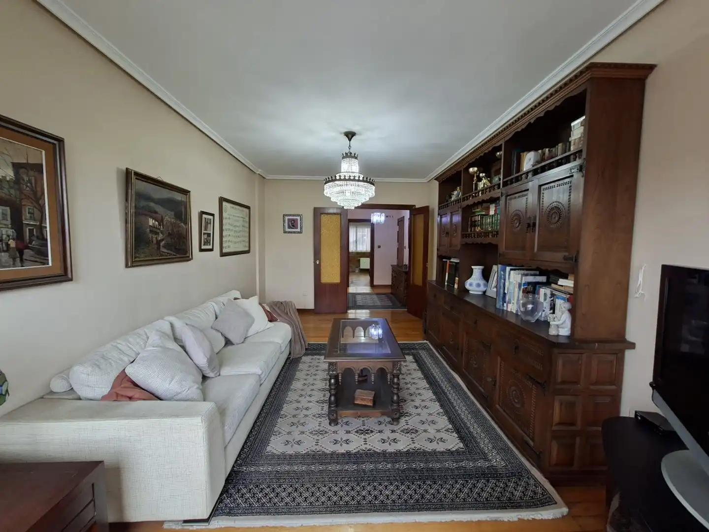 Sala de estar de Piso en venta en Torrelavega  con Calefacción, Trastero y Balcón
