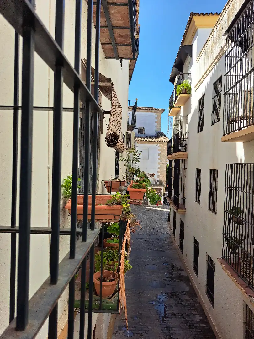 Vista exterior de Apartamento de alquiler en Jerez de la Frontera con Aire acondicionado, Amueblado y Balcón