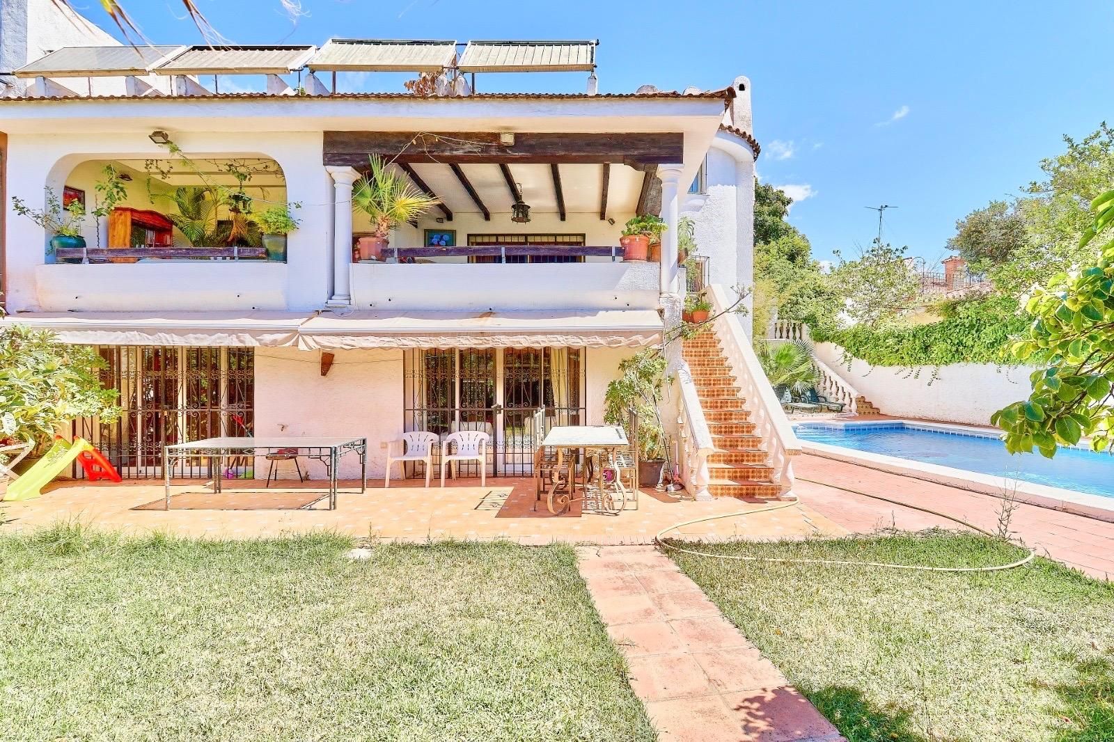 Garden of Single-family semi-detached for sale in Marbella  with Air Conditioner, Private garden and Terrace