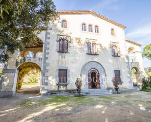 Exterior view of Country house for sale in Arenys de Munt  with Heating, Private garden and Swimming Pool