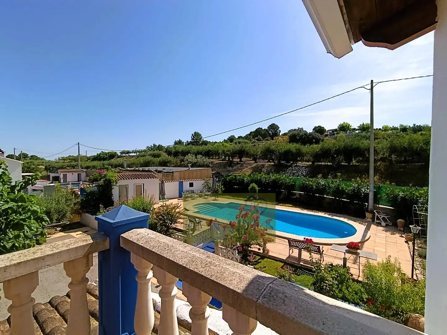 Piscina de Casa o xalet en venda en Ontinyent amb Calefacció, Jardí privat i Terrassa