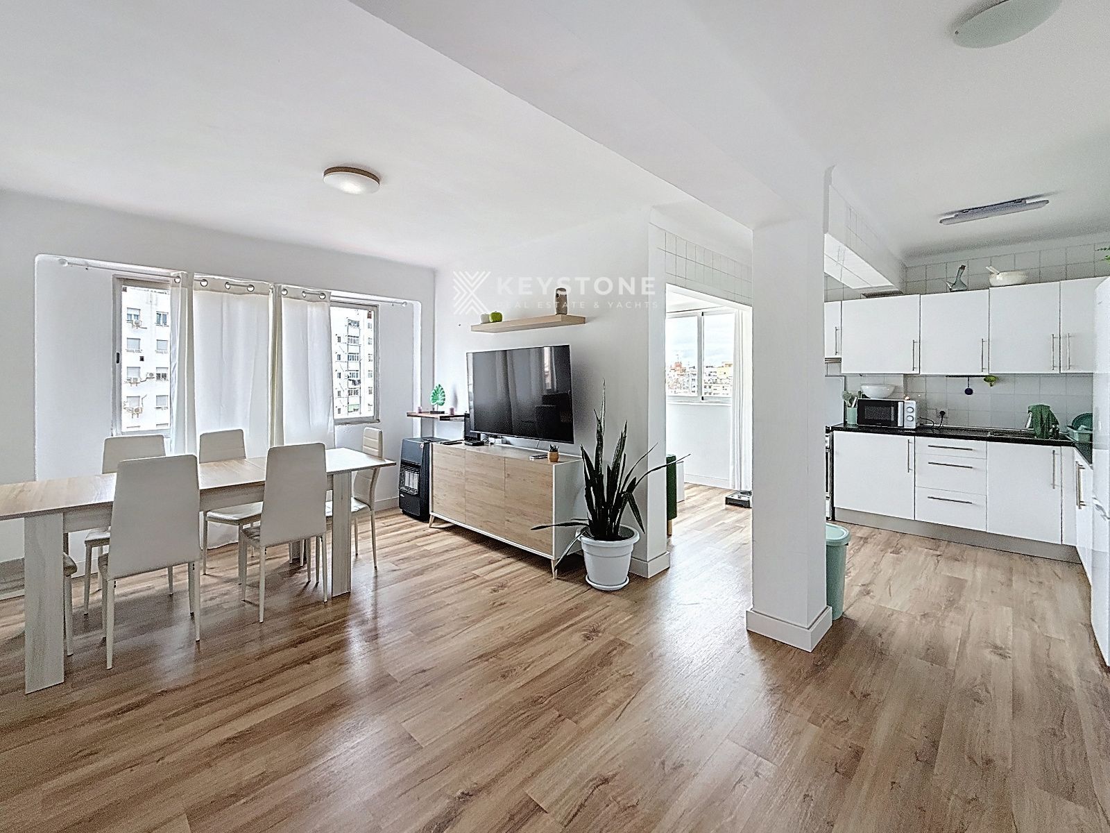 Living room of Attic to rent in  Palma de Mallorca  with Air Conditioner, Terrace and Furnished