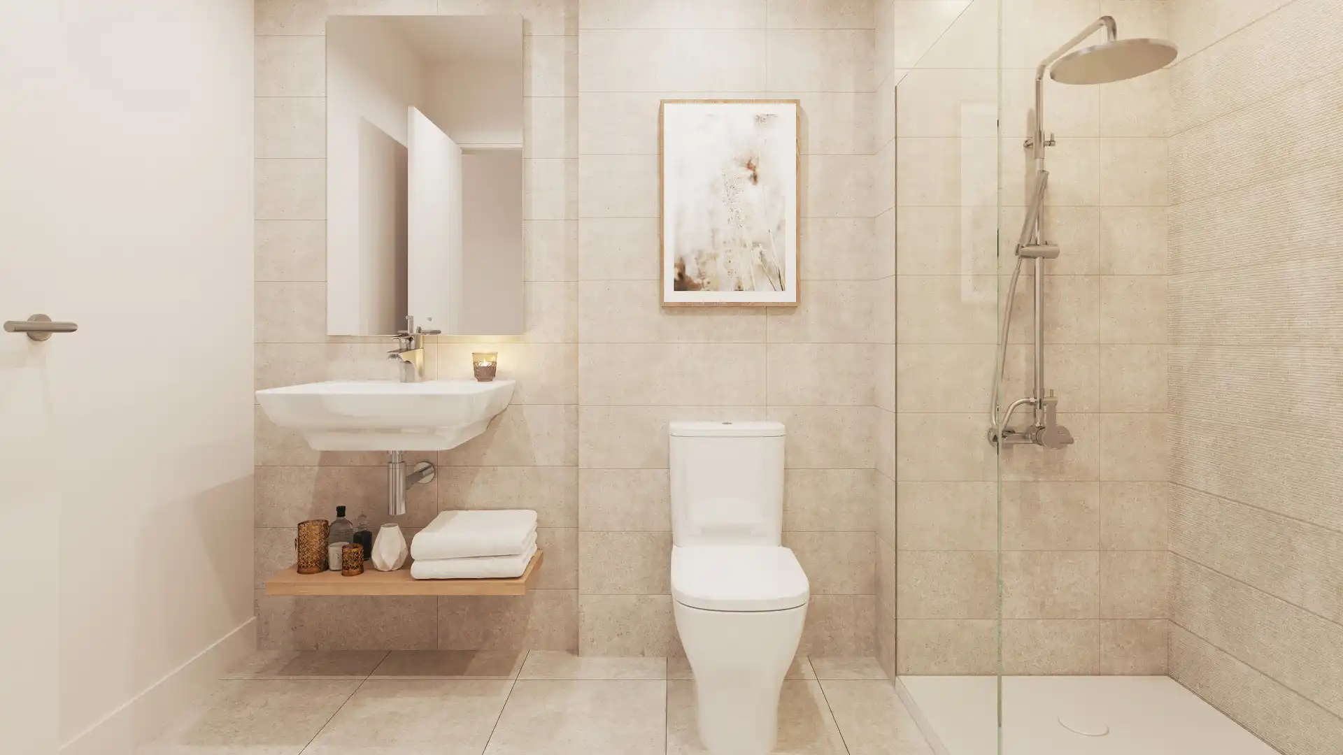 Baño de Apartamento en venta en Marbella con Aire acondicionado, Terraza y Piscina