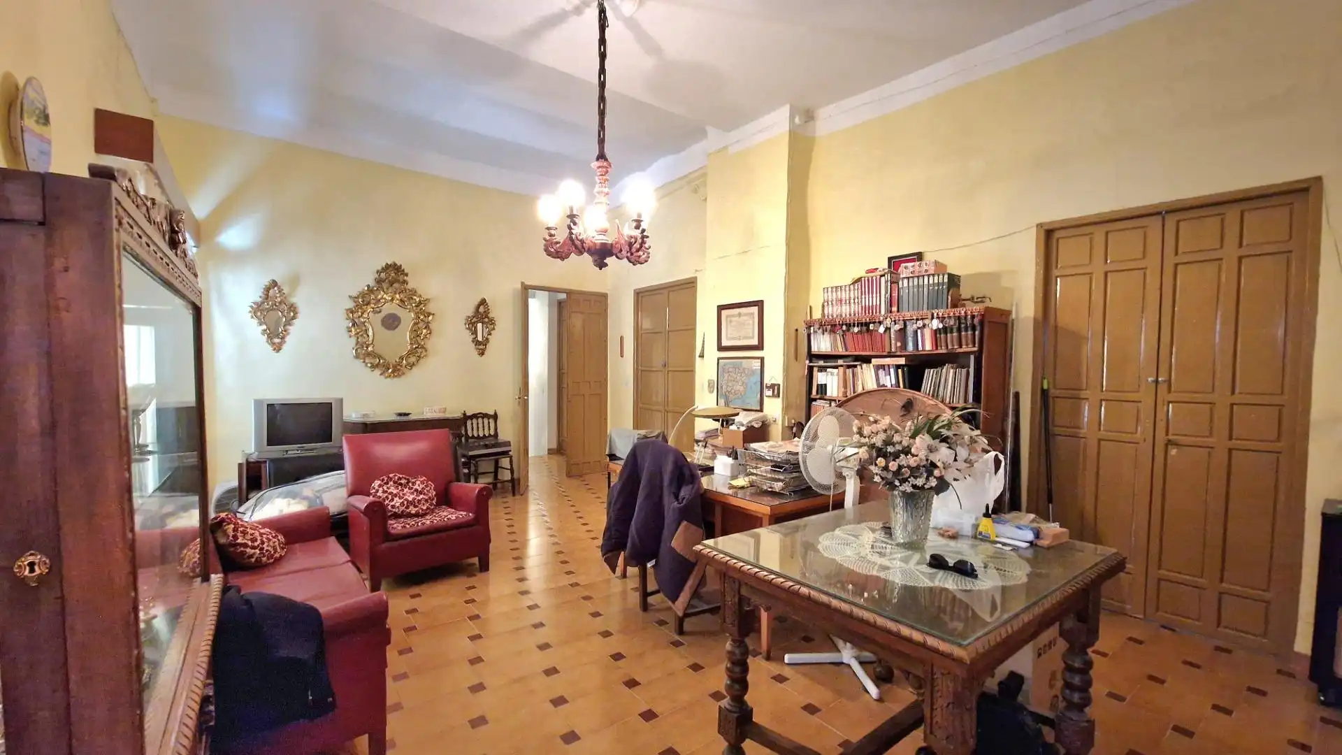 Sala de estar de Casa adosada en venta en Antequera con Terraza y Trastero