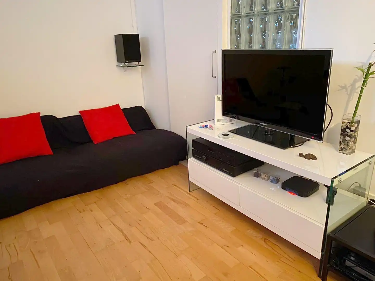 Wohnzimmer von Einfamilien-Reihenhaus zum Verkauf in Albacete mit Klimaanlage, Heizung und Terrasse