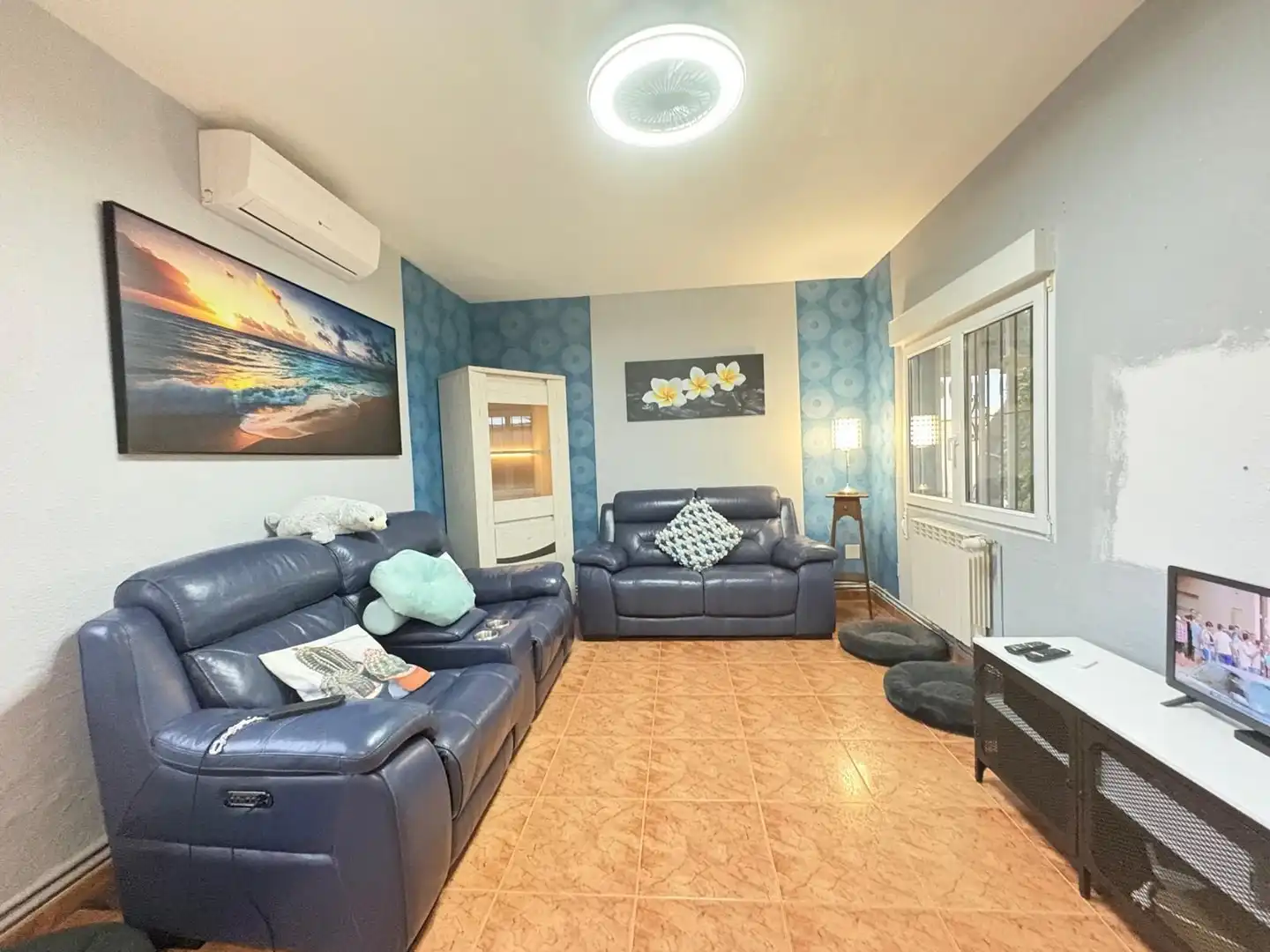 Sala de estar de Casa o chalet en venta en Pilar de la Horadada con Terraza y Amueblado
