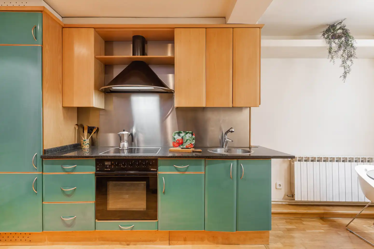 Cocina de Ático en venta en  Pamplona / Iruña con Calefacción, Amueblado y Balcón